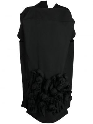 Μάλλινη φόρεμα Comme Des Garçons μαύρο