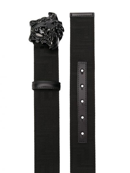 Pásek s přezkou Versace černý