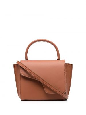Kožená nákupná taška Atp Atelier hnedá