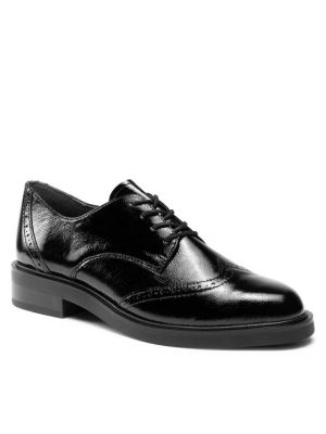 Pantofi oxford Caprice negru