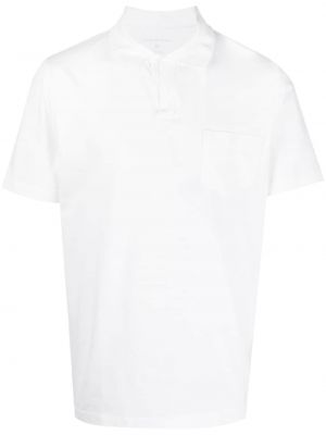 Polo marškinėliai su kišenėmis Sease balta