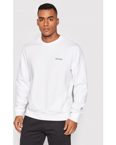 Laza szabású pulóver Calvin Klein fehér