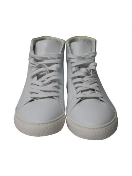 Sneakersy skórzane Anya Hindmarch Pre-owned białe