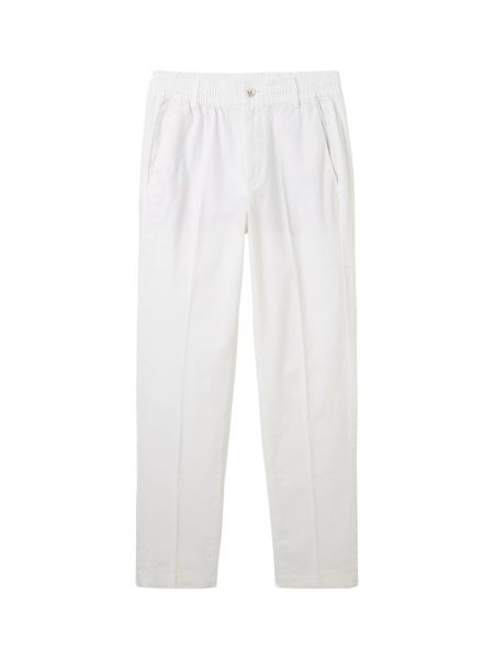 Pantalon plissé Tom Tailor Denim blanc