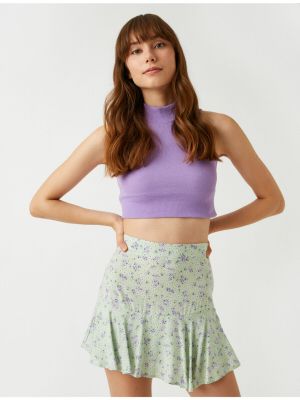 Mini suknja s cvjetnim printom Koton