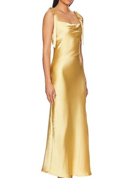 Robe mi-longue Heartloom jaune