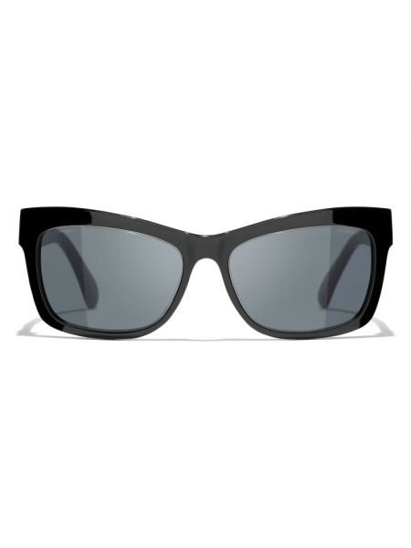 Gafas de sol de cristal Chanel negro