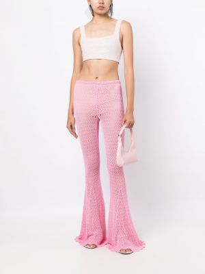 Pantalon en tricot Blumarine rose