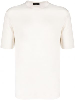 T-shirt Roberto Collina bianco