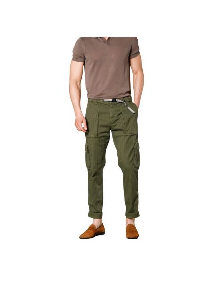 Spodnie slim fit Mason's zielone