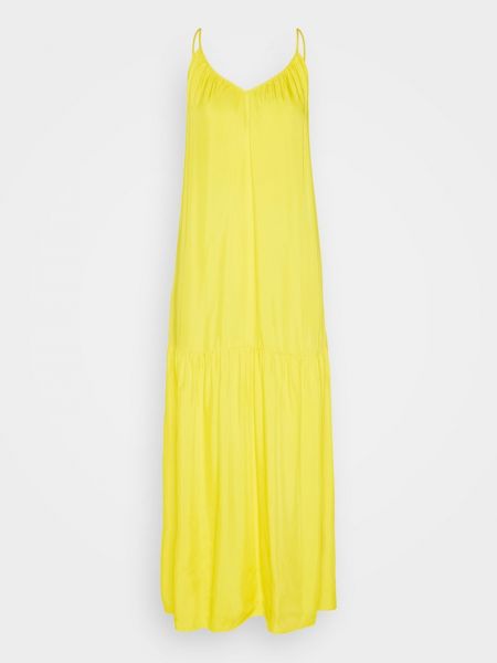 Sukienka długa Gant żółta