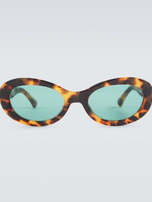 Okulary przeciwsłoneczne Dries Van Noten brązowe