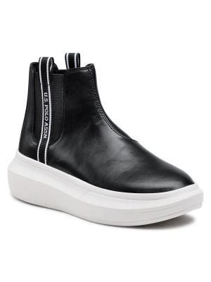 Členkové topánky U.s. Polo Assn. čierna