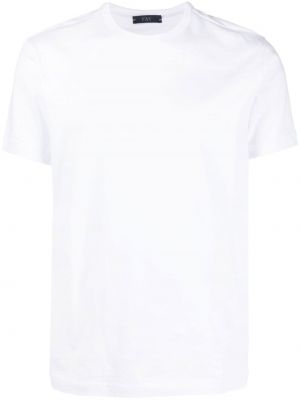 Памучна тениска Fay бяло