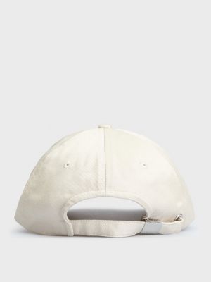 Белая кепка Calvin Klein