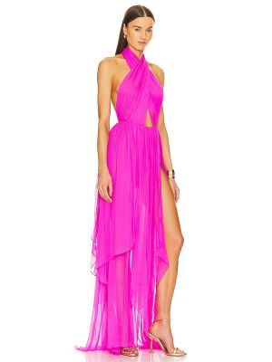 Seiden seiden maxikleid Retrofete pink