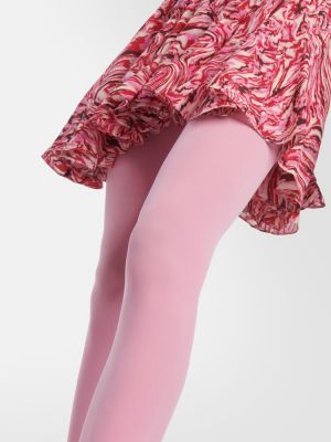 Przezroczyste legginsy Isabel Marant różowe