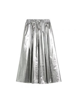 Długa spódnica Max Mara Weekend srebrna