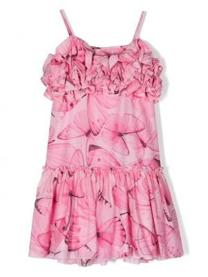 Vestito con stampa Miss Blumarine rosa