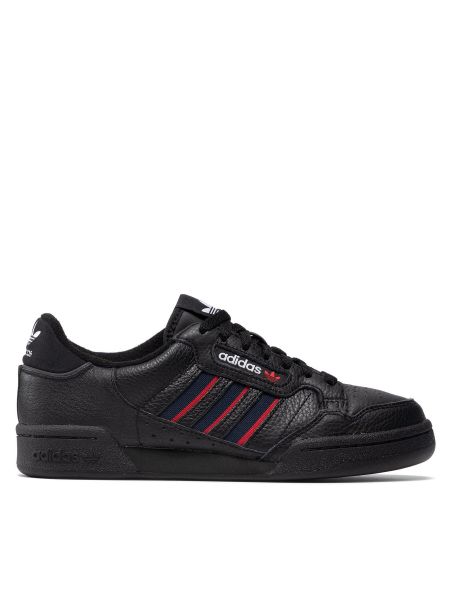 Nizki čevlji s črtami Adidas črna