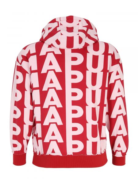 Пуловер с качулка Puma червено