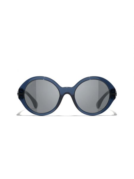 Gafas de sol de cristal Chanel azul