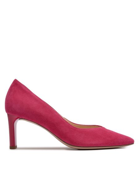 Полуотворени обувки с ток Högl розово