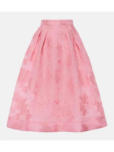 Blomstret slids nederdel Rebecca Vallance pink