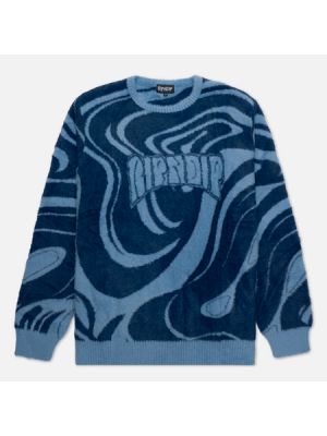 Мохеровый свитер Ripndip синий