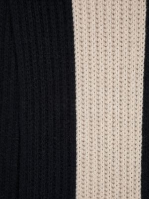 Echarpe à franges en tricot Emporio Armani