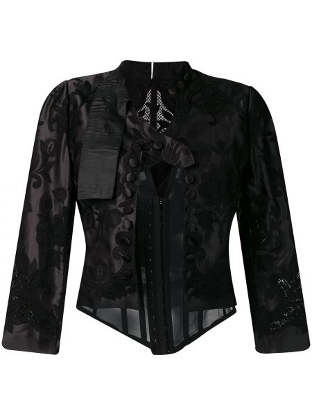 Chaqueta de encaje Dolce & Gabbana negro