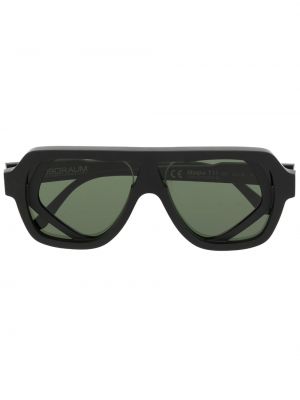 Oversize saulesbrilles Kuboraum melns