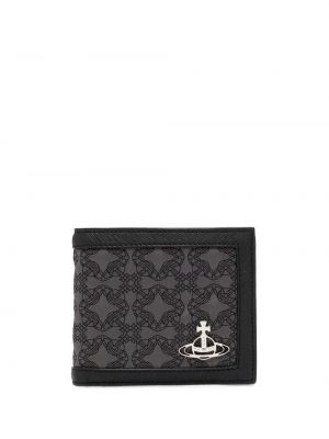 Jacquard lommebok Vivienne Westwood svart