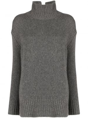 Кашмирен пуловер Liska сиво