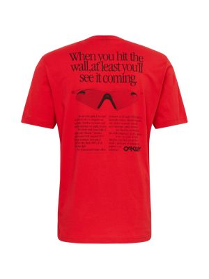Športové tričko Oakley červená
