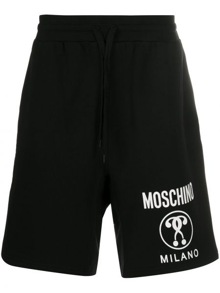 Pantalones cortos deportivos Moschino negro