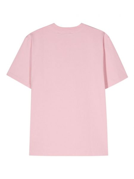 T-shirt di cotone Sunflower rosa