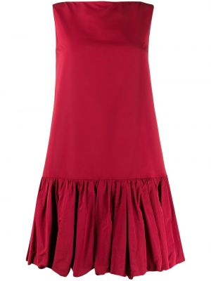 Mini vestido péplum Valentino rojo