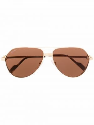 Lunettes de soleil Cartier Eyewear marron