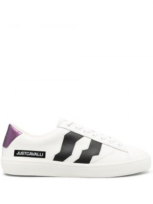 Sneakers con stampa Just Cavalli bianco