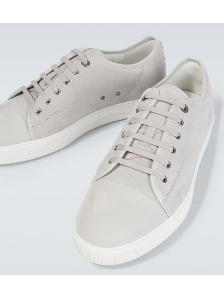 Deri süet sneaker Lanvin gri