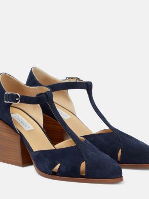 Замшевые туфли Gabriela Hearst синие