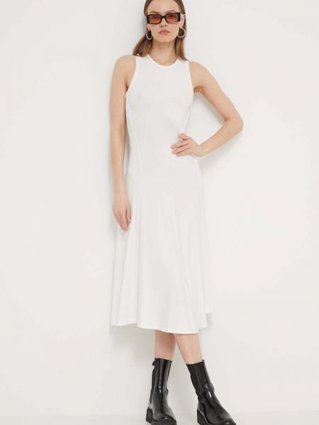 Белое платье миди Desigual