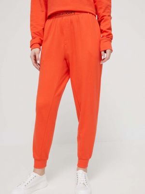 Hlače Calvin Klein Underwear oranžna
