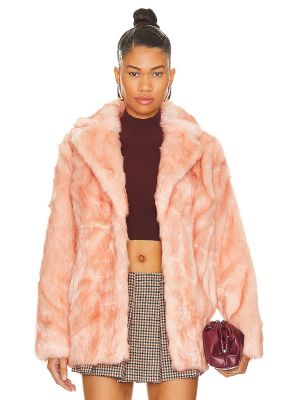 Blazer di pelliccia Unreal Fur rosa