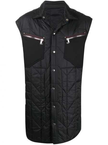 Vattert vest Rick Owens svart