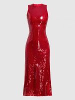 Червоні коктейльні сукні