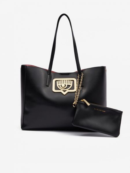 Чанта за чанта с катарама Chiara Ferragni черно