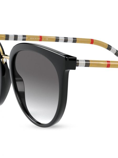Kostkované sluneční brýle s potiskem Burberry Eyewear
