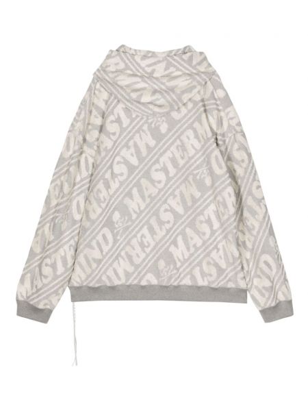 Kokvilnas kapučdžemperis ar apdruku Mastermind Japan
